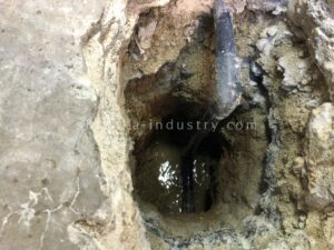 埋設配管漏水　シズカ産業